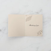 Note Card - Denken Sie an Sie Karte (Innenseite)