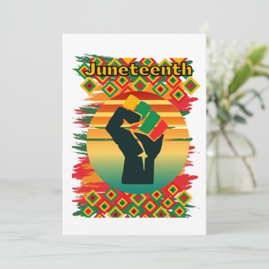 Note Card des 19. Black Pride Einladung (Stehend Vorderseite)