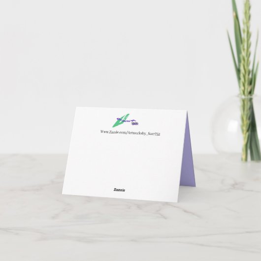 Note Card : Elegants (Rückseite)