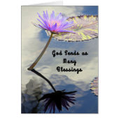 Note Card for Sister, Many Sessings (Vorne)