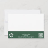 Note Card für das Foto Florist Edition Mitteilungskarte (Rückseite)