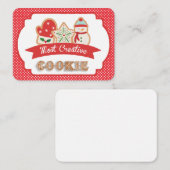 Note Card für die meisten kreativen Cookies Mitteilungskarte (Vorne/Hinten)