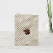 Note Card für gotische Rose (Rückseite)