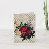 Note Card für gotische Rose (Vorderseite)