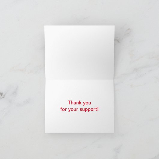 Note Card für kleine Unternehmen anpassen (Innenseite)