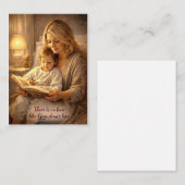 Note Card Grandma Reading To Child Mitteilungskarte (Vorne/Hinten)