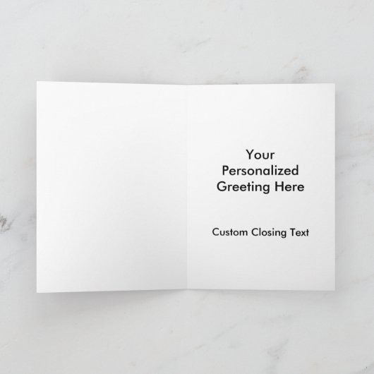 Note Card, Grußkarte - Retro Pop Art Sixties S Karte (Innenseite)