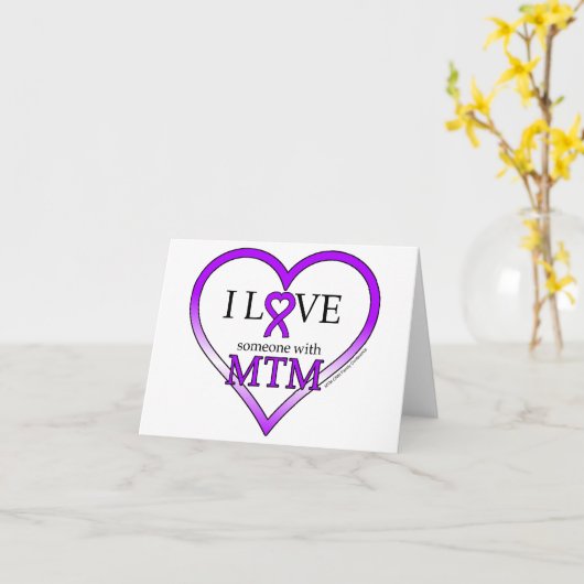 Note Card - I Liebe Jemand mit MTM Karte (Gelbe Blume)