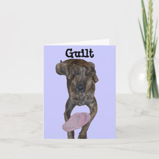 Note Card "I'm Sorry" Karte