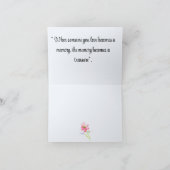 Note Card : In Sympathy Karte (Innenseite)