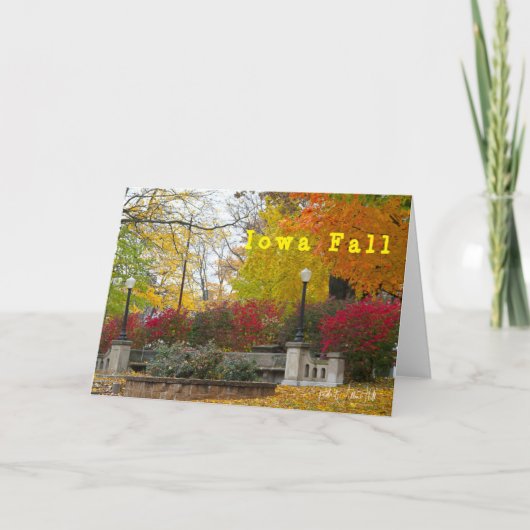 Note Card - Iowa Fall Karte (Vorderseite)
