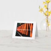 note card. karte (Gelbe Blume)