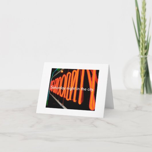 note card. karte (Vorderseite)