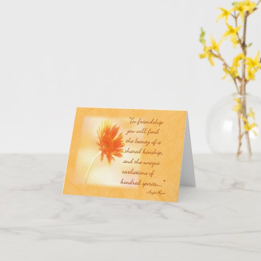 Note Card Karte (Gelbe Blume)