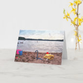 NOTE CARD: Lake Harriet, "At the Beach"_ Card Karte (Gelbe Blume)
