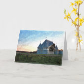 NOTE CARD: Lake Harriet, "Bandshell at Dusk"_ Card Karte (Gelbe Blume)