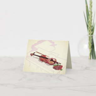 Note Card : Liebe der Musik Karte