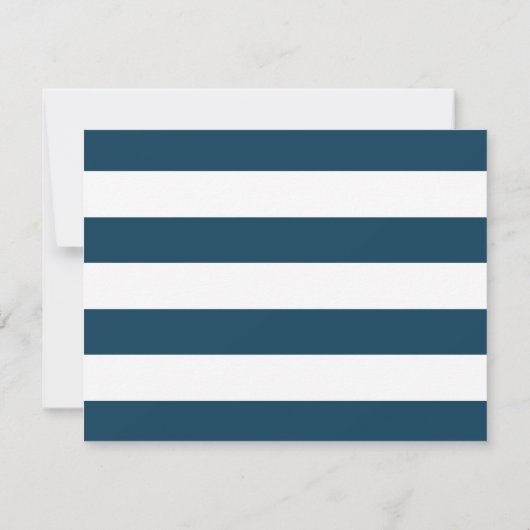 Note Card Lighthouse Navy Blue Stationery Mitteilungskarte (Rückseite)