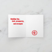 Note Card : Luck of the Dragon Karte (Innenseite)