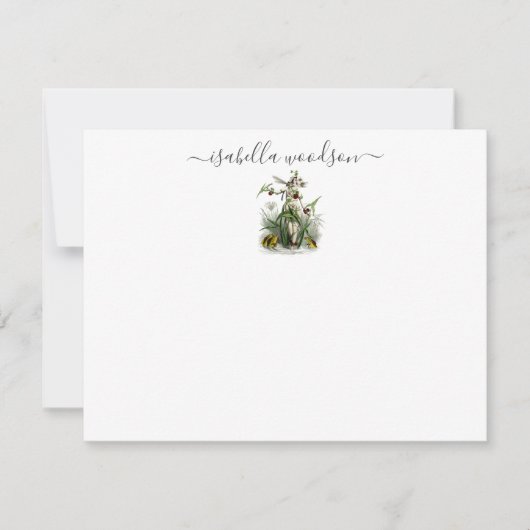 Note Card: Magic Fairy Pixie Script Mitteilungskarte (Vorderseite)
