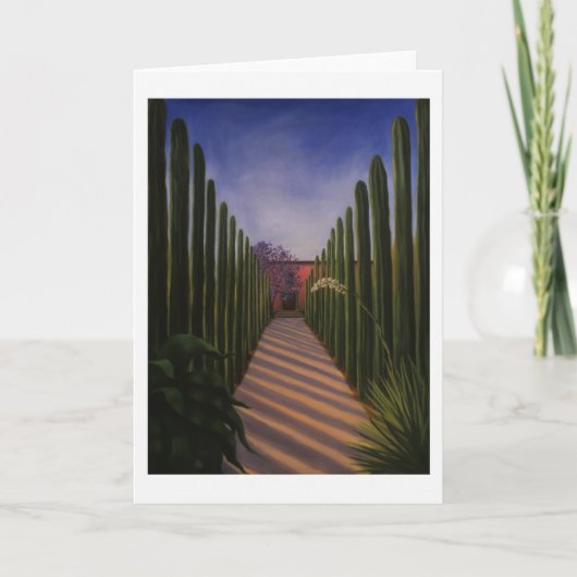 Note Card:  "Mission Garden" Karte (Vorderseite)