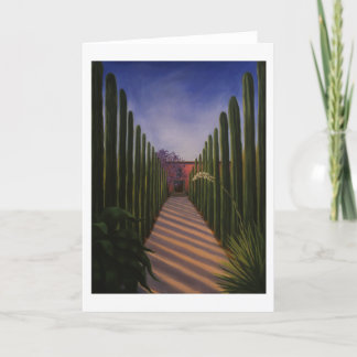 Note Card: "Mission Garden" Karte