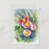 Note Card mit Bild der Poppies Dankeskarte (Vorne/Hinten)