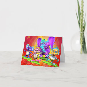 Note Card mit "The GiggleBellies" Karte