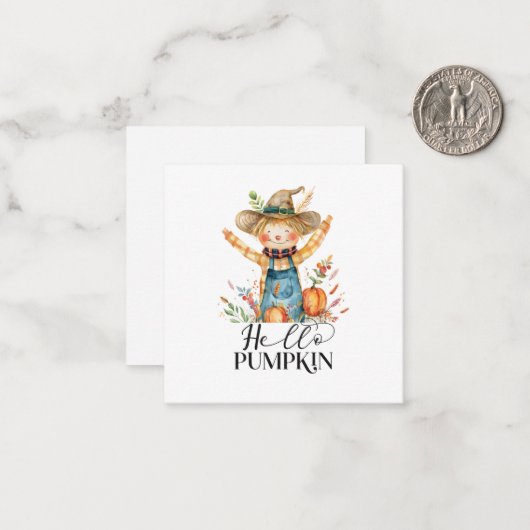 Note Card Mitteilungskarte (Vorderseite/Rückseite Beispiel)