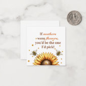 Note Card Mitteilungskarte (Vorderseite/Rückseite Beispiel)