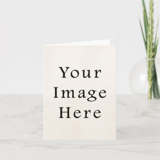 Note Card Personalized 4x5.6 Vertical Cards Blank Karte
