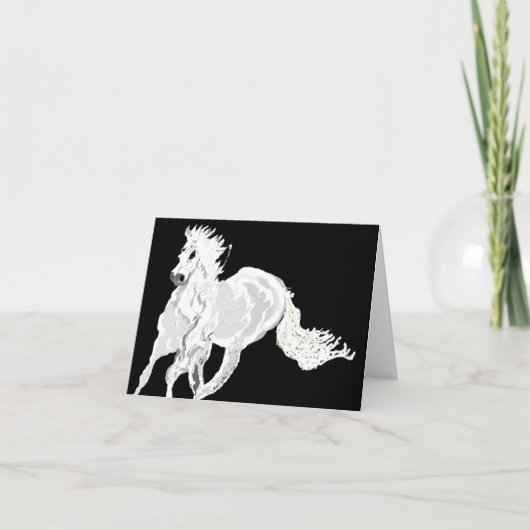 Note Card Running Stallion (Vorderseite)
