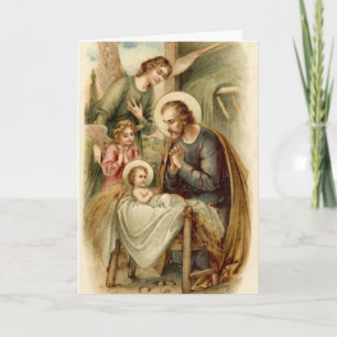 Note Card (Scripture): St. Joseph Geburtsstunde Feiertagskarte