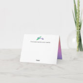 Note Card : Tanz innerhalb des Nebels (Rückseite)