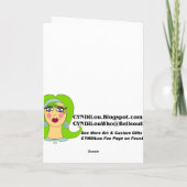 Note Card - Tennisball Überraschung Karte (Rückseite)