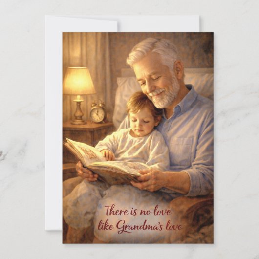 Note Card There's No Love Like Grandpa's Love Mug Einladung (Vorderseite)