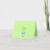 Note Card "Thinking of You" Karte (Rückseite)