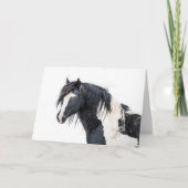 Note Card "Winter King" Karte (Vorderseite)