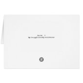 Note Card with Planet Mars (Rückseite Horizontal)