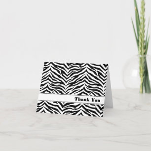 Note Card-Zebra Print Karte