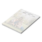 "Note From the Mommy of", Color Custom Foto Notizblock (Rotiert)