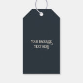 Note für benutzerdefinierten Text Musical Clef Geschenkanhänger (Rückseite)