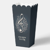 Note für benutzerdefinierten Text Musical Clef Geschenkschachtel (Rückseite)