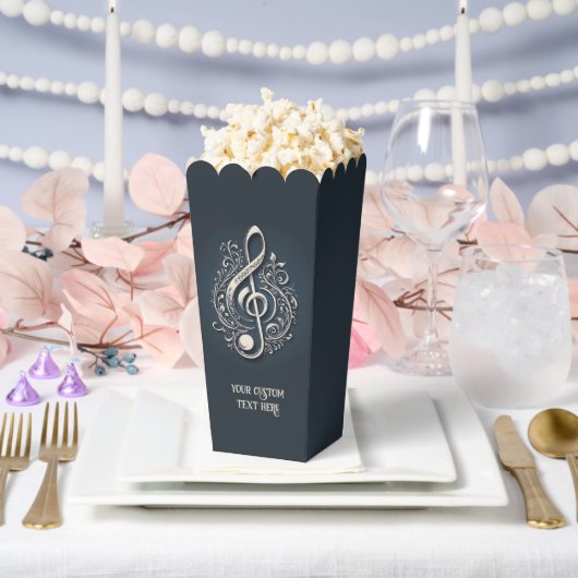 Note für benutzerdefinierten Text Musical Clef Geschenkschachtel (Hochzeit)