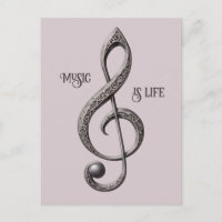 Note für benutzerdefinierten Text Musical Clef