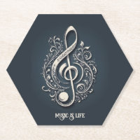 Note für benutzerdefinierten Text Musical Clef