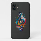 Note Musik Case-Mate iPhone Hülle (Rückseite)