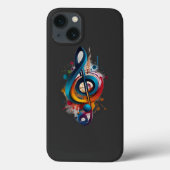 Note Musik Case-Mate iPhone Hülle (Rückseite)