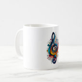 Note Musik Kaffeetasse (Vorderseite Links)