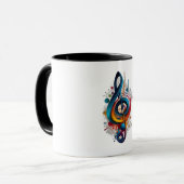 Note Musik Tasse (Vorderseite Links)